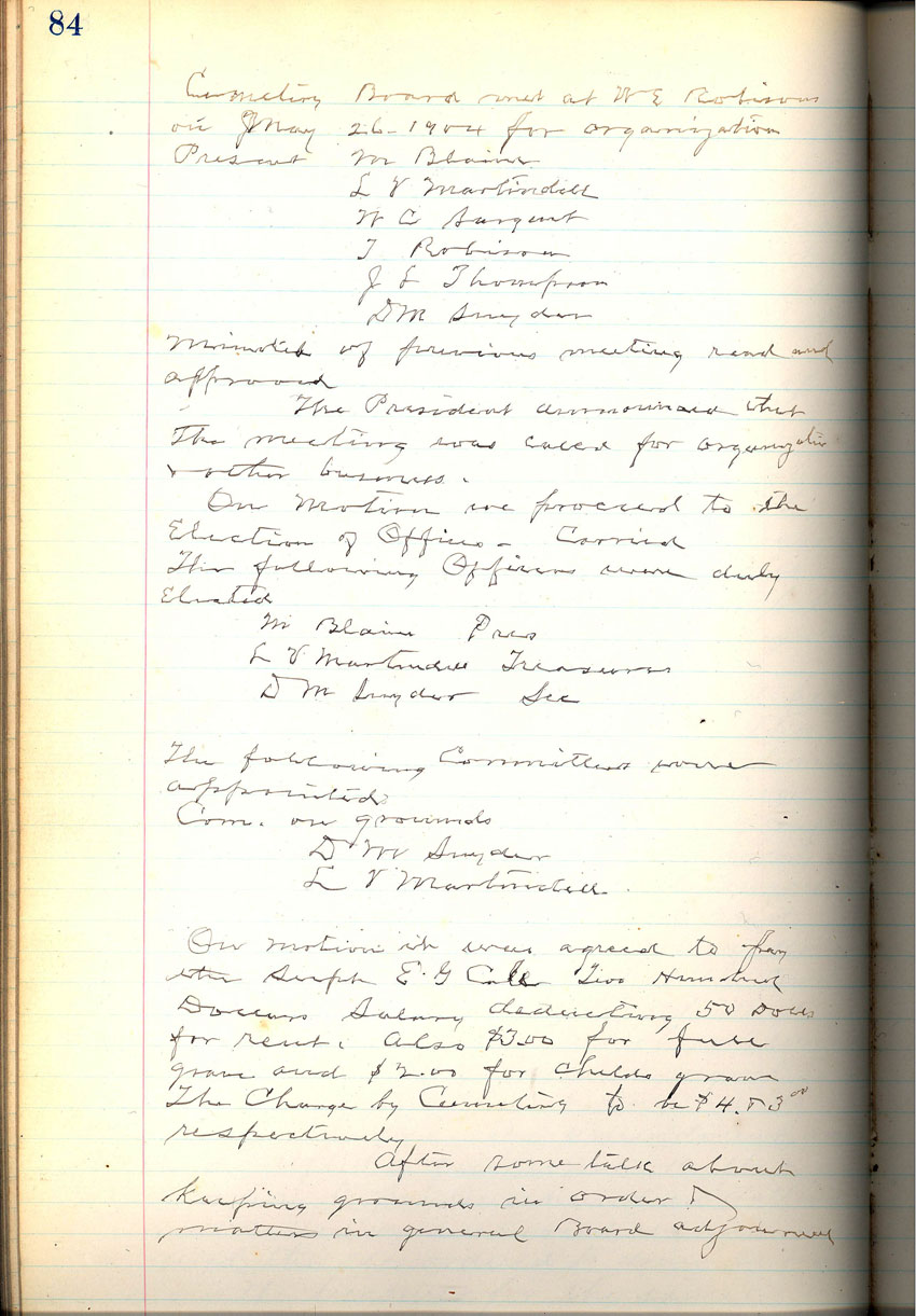 minute book